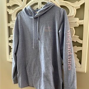 Vineyard Vines violet Hoodie with Pink Whale